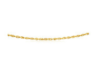Shiels 9ct Yellow Gold Silver Filled Singapore 45cm Chain 25 Gauge offer