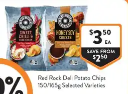Foodworks Red Rock Deli Potato Chips offer