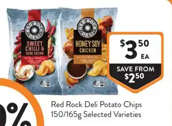 Foodworks Red Rock Deli Potato Chips offer
