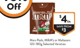 Foodworks M&M's offer
