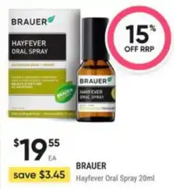 Healthy Life Brauer Hayfever Oral Spray offer