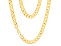 Shiels 9ct Yellow Gold 350 Gauge 55cm Curb Chain offer