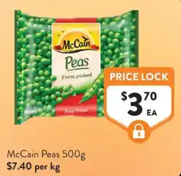 Foodworks McCain Peas offer