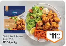 Foodworks Global Salt & Pepper Squid offer