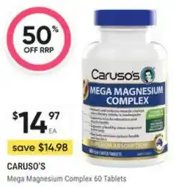 Healthy Life Caruso's Mega Magnesium Complex offer