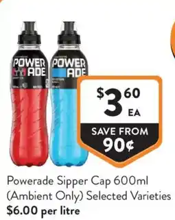 Foodworks Powerade Sipper Cap offer