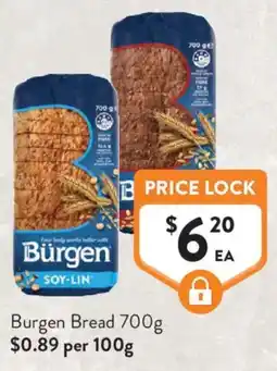 Foodworks Burgen Bread offer