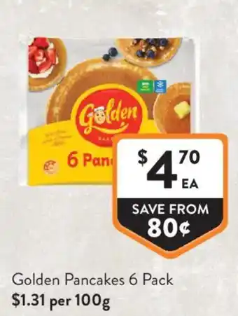 Foodworks Golden Pancakes offer