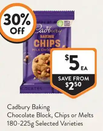Cadbury Baking Chocolate Block