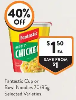 Foodworks Fantastic Noodles Chicken offer