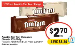 IGA Arnott's Tim Tam Chocolate Biscuits offer
