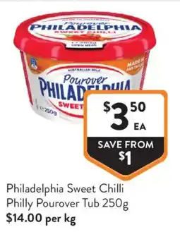 Foodworks Philadelphia Sweet Chilli Philly Pourover Tub offer