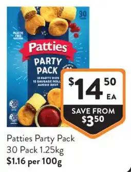 Foodworks Patties Party Pack offer