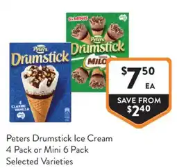 Foodworks Peters Drumstick Ice Cream offer