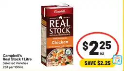 IGA Campbell's Real Stock Chicken offer