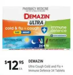 Healthy Life Demazin Ultra Cough Cold and Flu + Immune Defence offer