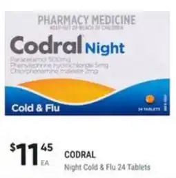 Healthy Life Codral Night Cold & Flu offer