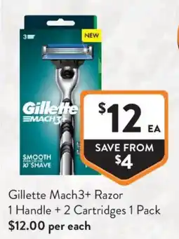 Foodworks Gillette Mach3+ Razor offer