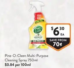 Foodworks Pine-O-Cleen Multi-Purpose Cleaning Spray offer