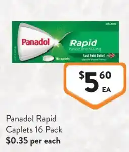 Foodworks Panadol Rapid Caplets offer