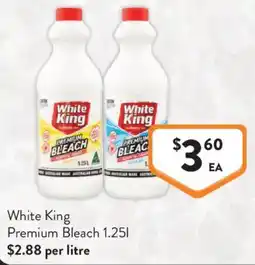 Foodworks White King Premium Bleach offer