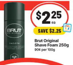 IGA Brut Original Shave Foam offer