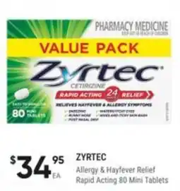 Healthy Life Zyrtec Allergy & Hayfever Relief offer