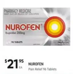 Healthy Life Nurofen Pain Relief 96 Tablets offer