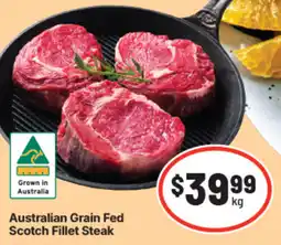 IGA Australian Grain Fed Scotch Fillet Steak offer