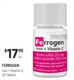 Healthy Life Ferrogen Iron + Vitamin C offer