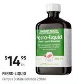 Healthy Life Ferro-liquid Ferrous Sulfate Solution offer