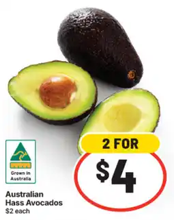 IGA Australian Hass Avocados offer