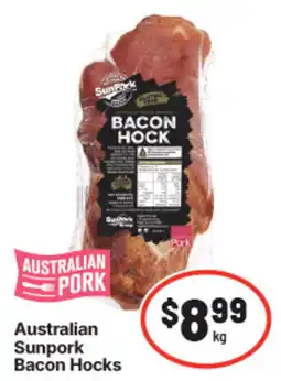 IGA Australian Sunpork Bacon Hocks offer