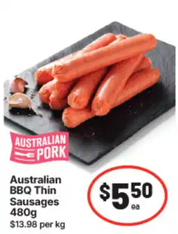 IGA Australian BBQ Thin Sausages offer