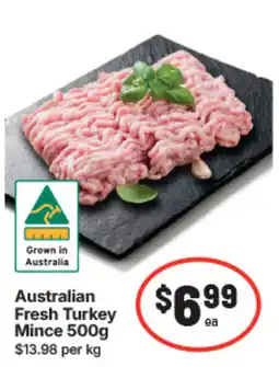 IGA Australian Fresh Turkey Mince offer