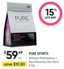 Healthy Life Pure Sports Nutrition Performance + Race Recovery Choc Berry offer