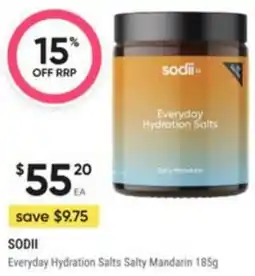Healthy Life Sodii Everyday Hydration Salts Salty Mandarin offer