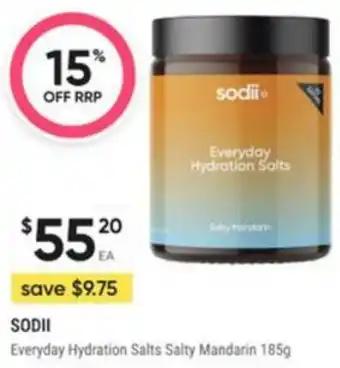 Sodii Everyday Hydration Salts Salty Mandarin