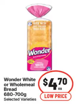 IGA Wonder White Bread offer