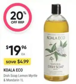 Healthy Life Koala Eco Dish Soap Lemon Myrtle & Mandarin offer