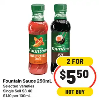 IGA Fountain Sauce offer
