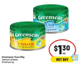 IGA Greenseas Tuna 95g offer