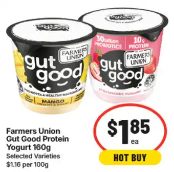 IGA Farmers Union Gut Good Protein Yogurt offer