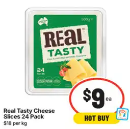 IGA Real Tasty Cheese Slices offer