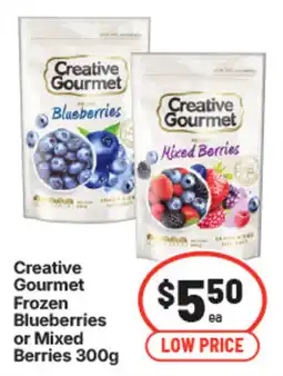 IGA Creative Gourmet Frozen Blueberries or Mixed Berries offer