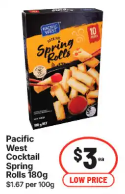 IGA Pacific West Cocktail Spring Rolls offer