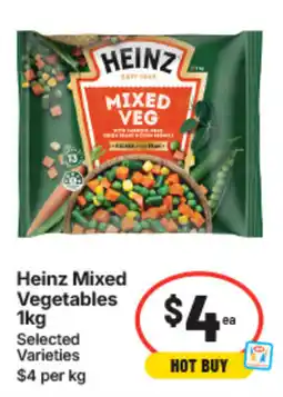 IGA Heinz Mixed Vegetables offer