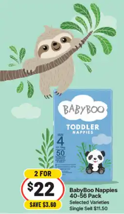 IGA BabyBoo Toddler Nappies offer
