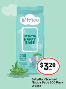 IGA BabyBoo Scented Nappy Bags offer