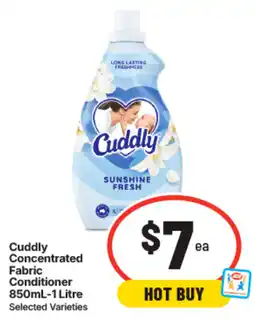 IGA Cuddly Concentrated Fabric Conditioner offer